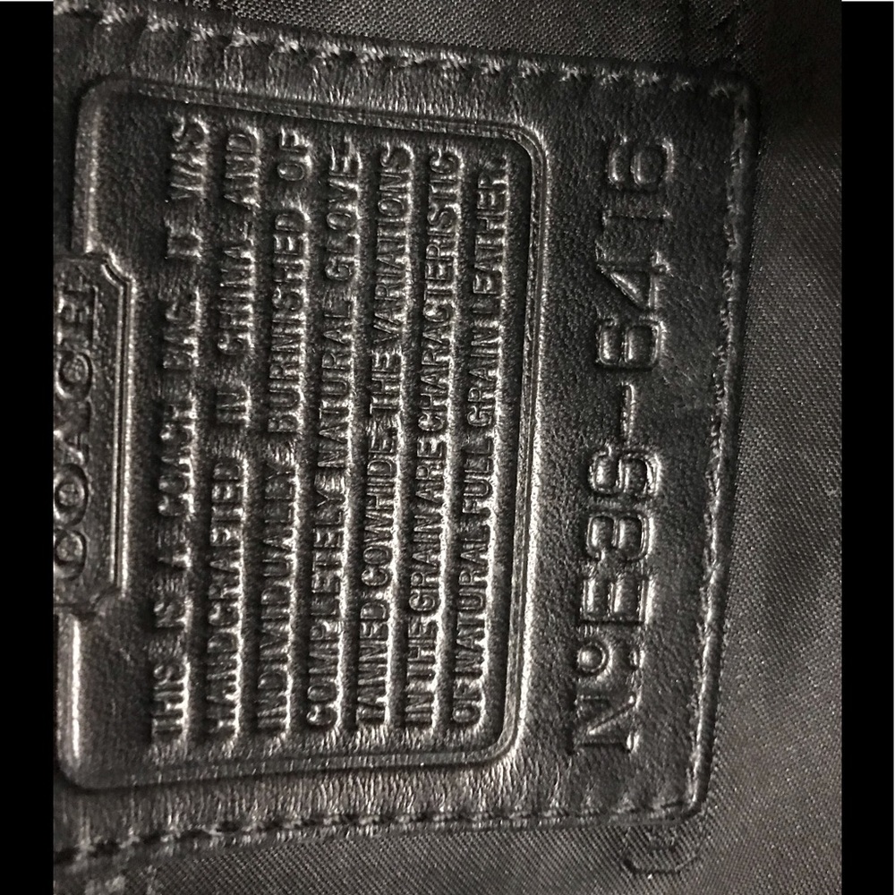 Authentic Coach Bla Leather metropolitan messenger - Picture 7 of 8